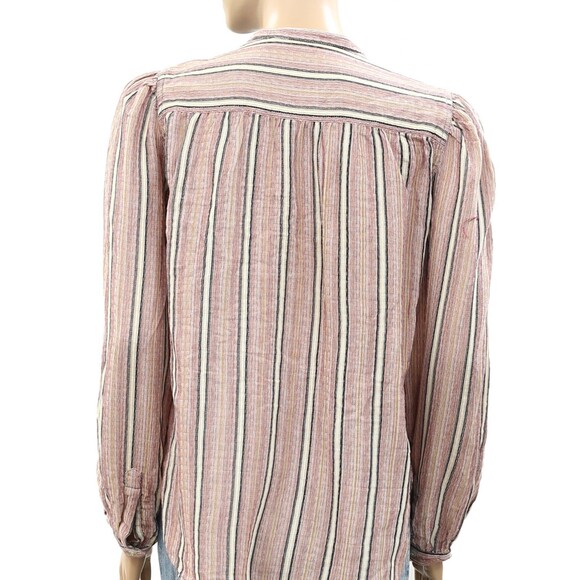 Zadig & Voltaire Teda Raye Brod Shirt Blouse Top Floral Embroidered S NEW 283525 - Picture 8 of 8